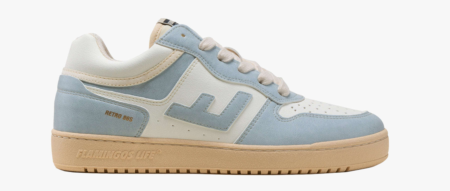 Scarpe Sneaker Flamingos Life Retrò Anni '90, Colore Indaco Perla. Nuove In Scatola! - Foto 5