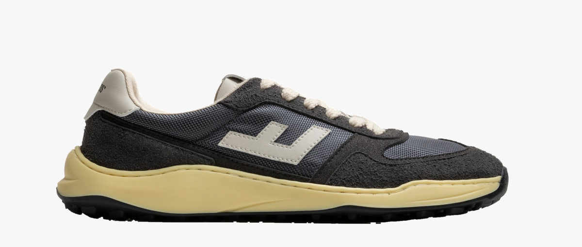ZERO DROP Anthracite barefoot sneaker – side view