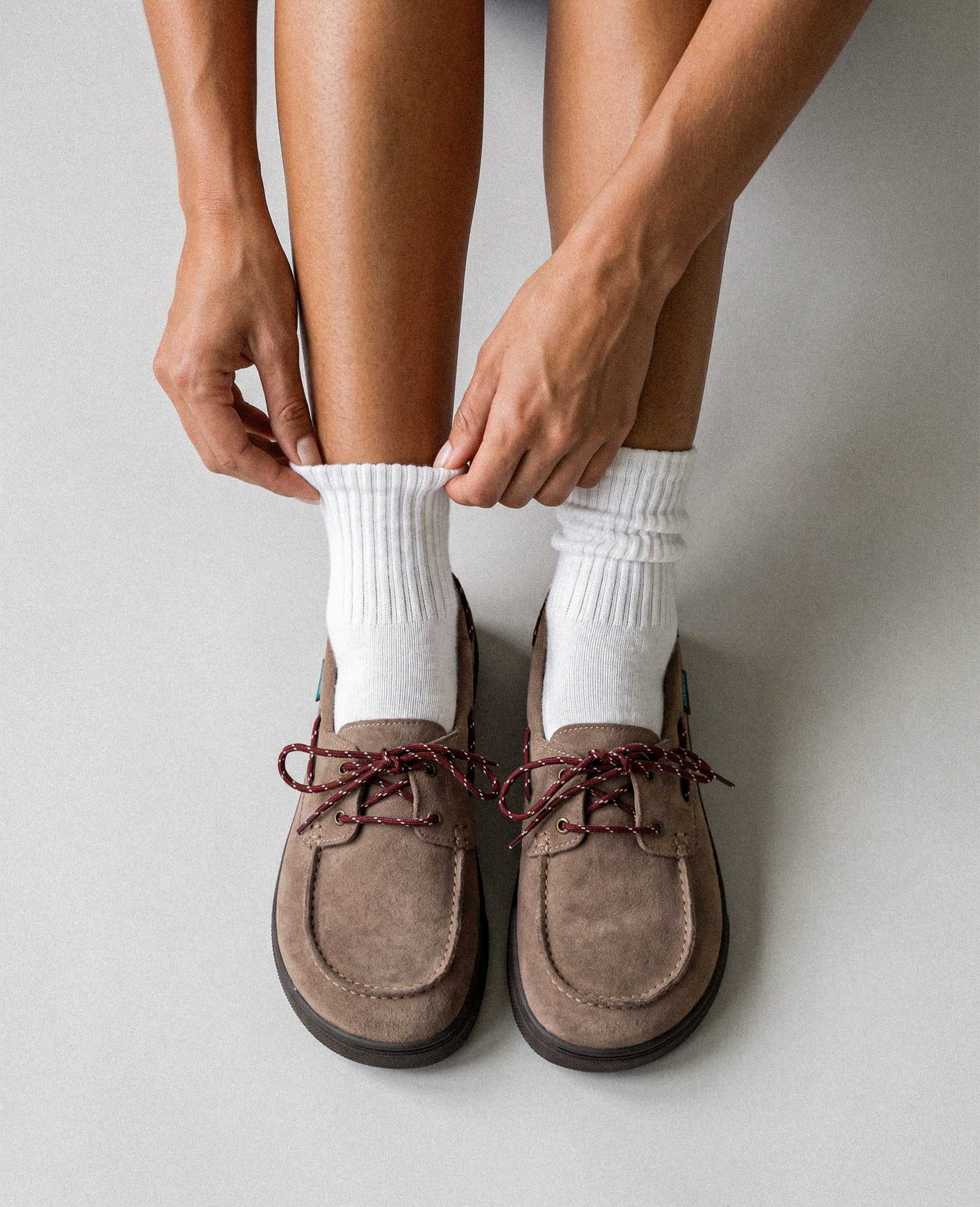 ZERO BOAT SUEDE TAUPE