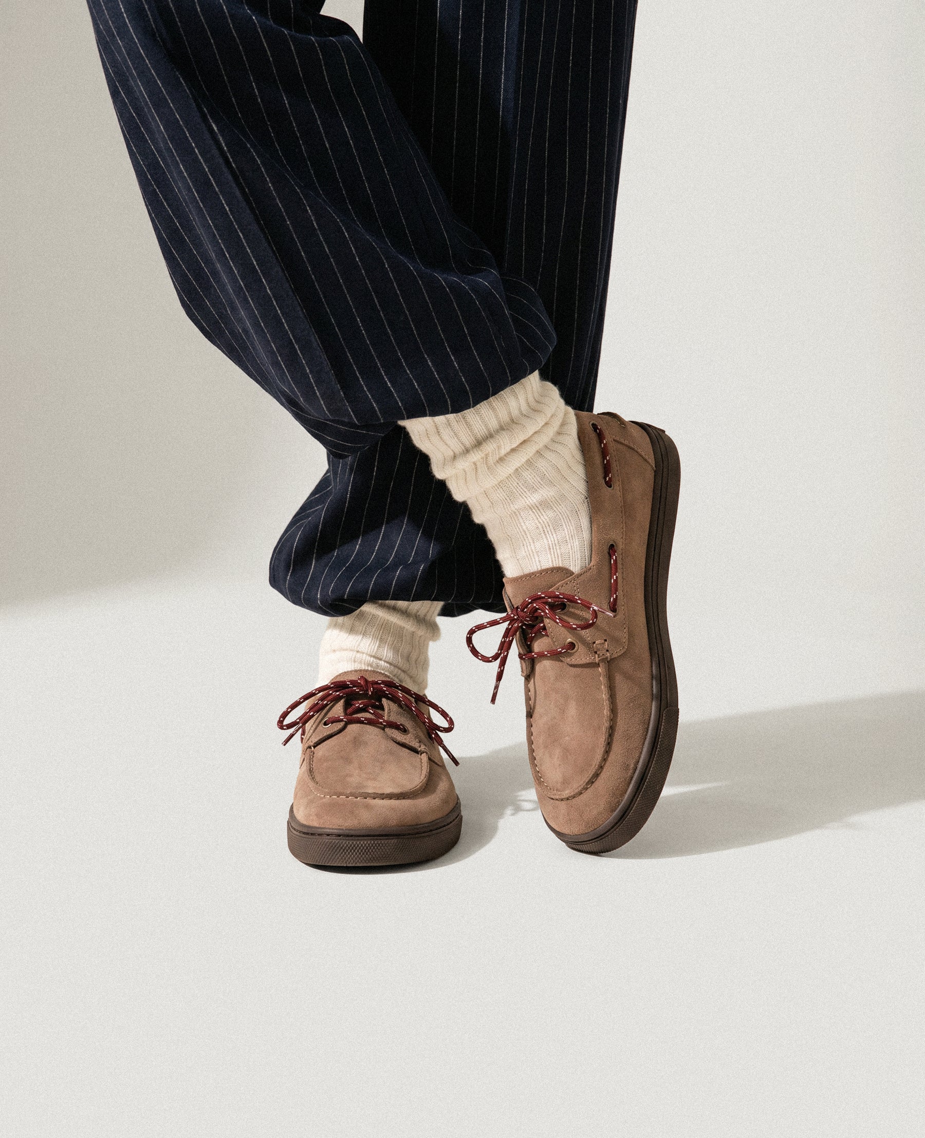 ZERO BOAT SUEDE TAUPE