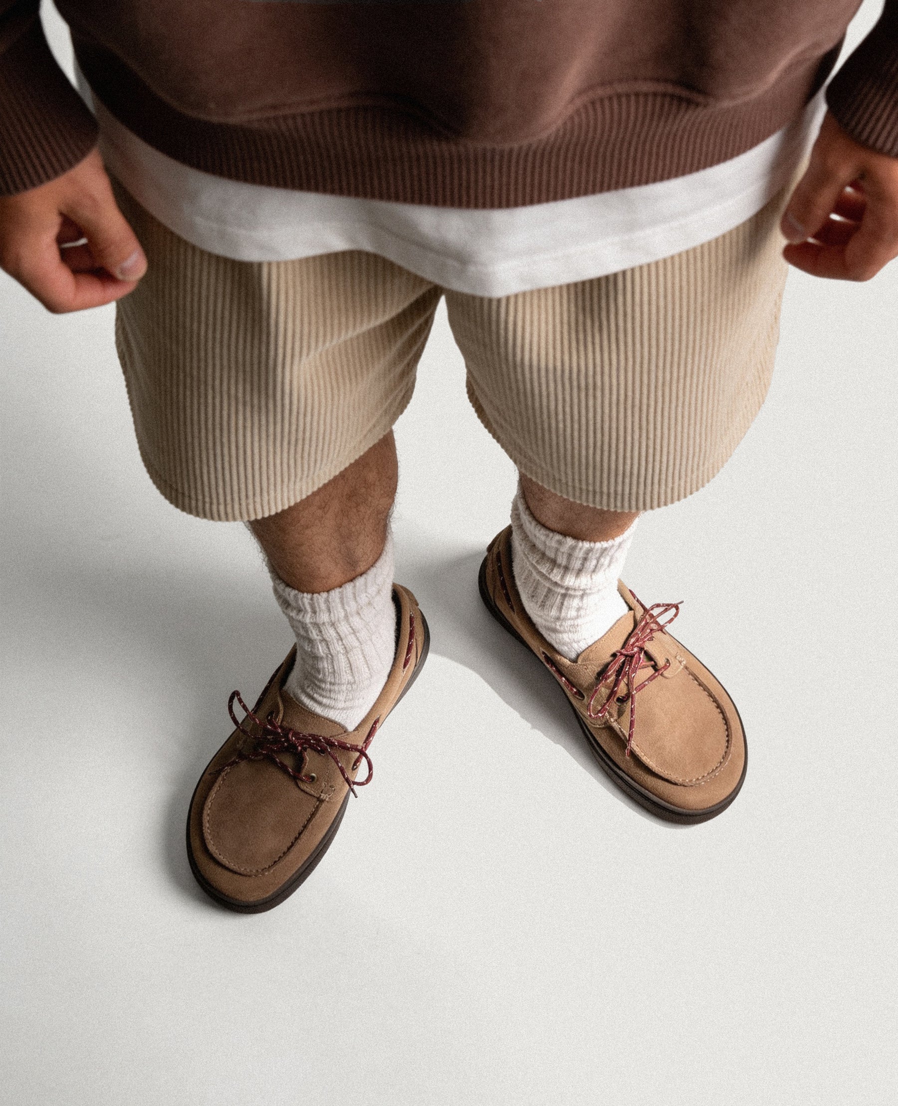 ZERO BOAT SUEDE TAUPE
