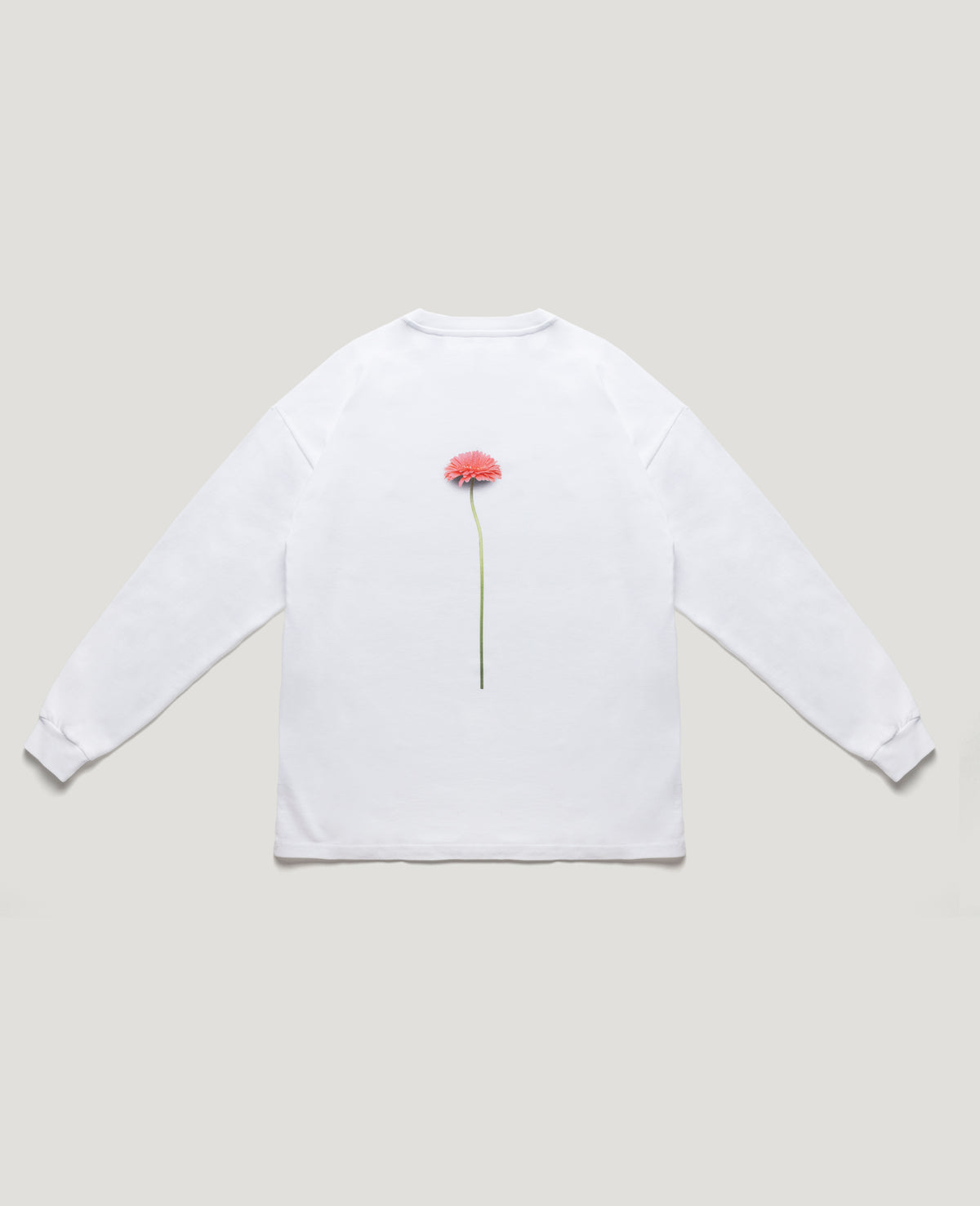 LONG-SLEEVE FLOWER WHITE