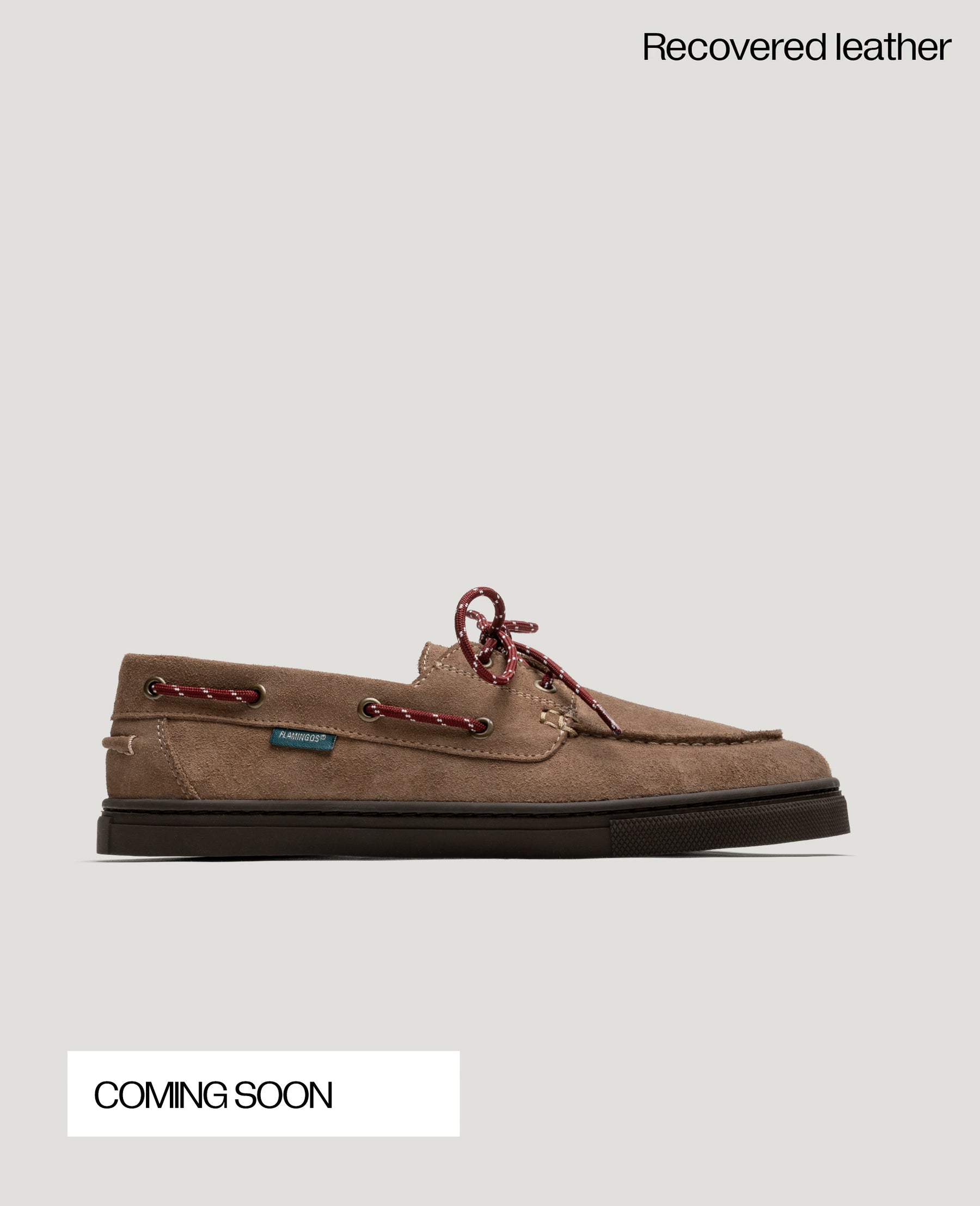 ZERO BOAT SUEDE TAUPE