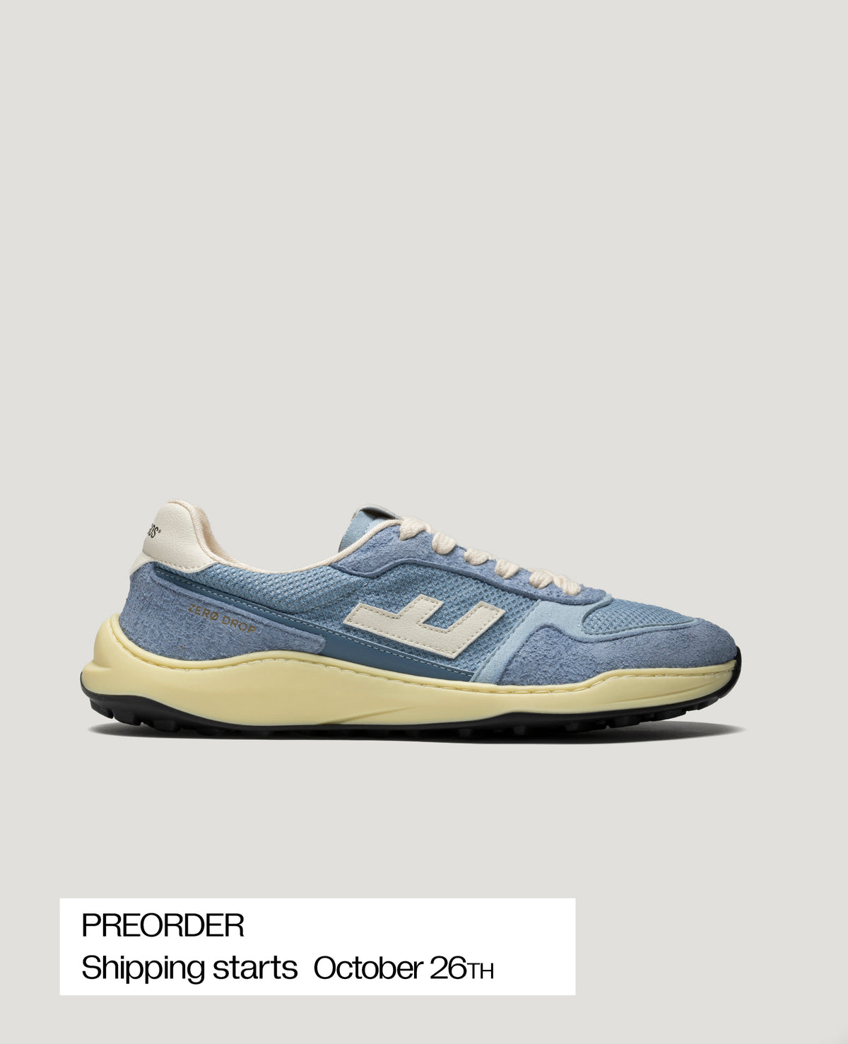 ZERO DROP Sky Vanilla barefoot sneaker – side view