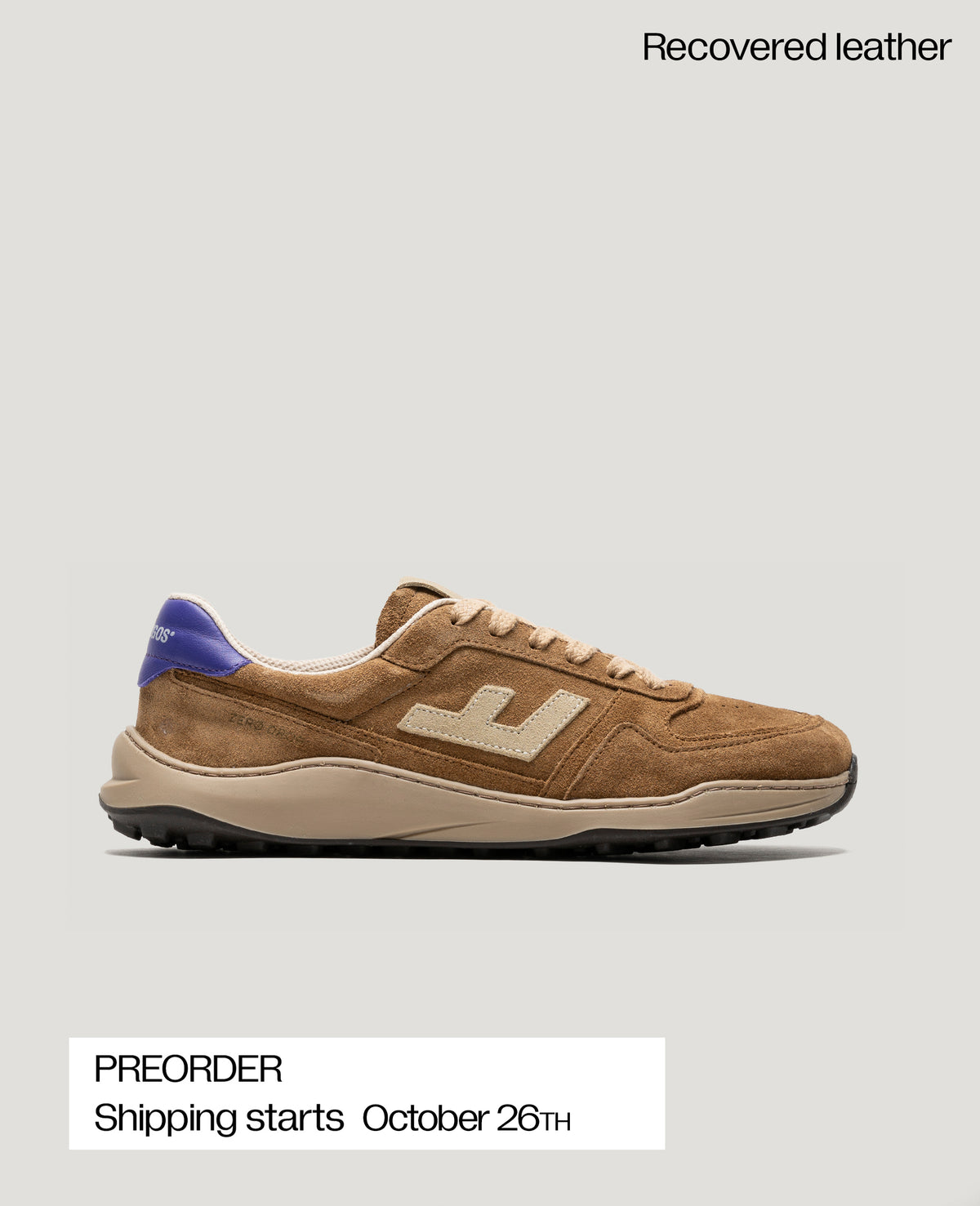 ZERO DROP SUEDE RUSTY LEATHER