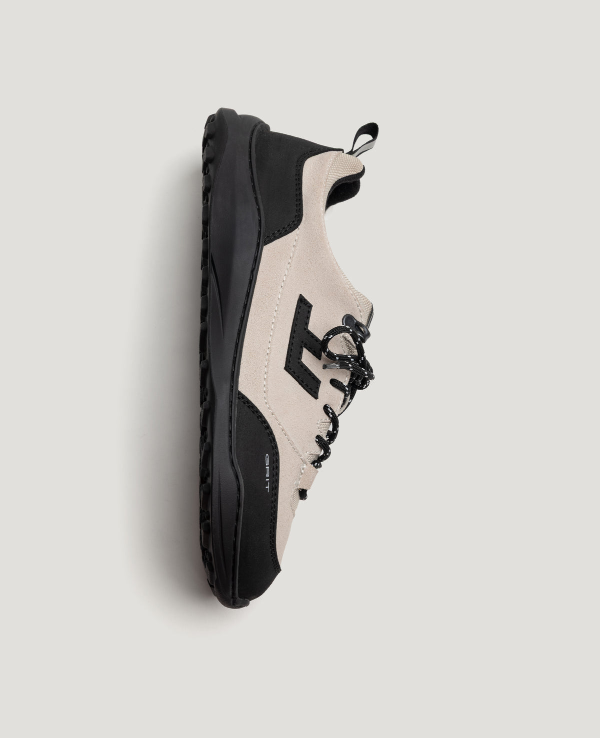 ZERO GRIT Ecru barefoot sneaker – inner side view