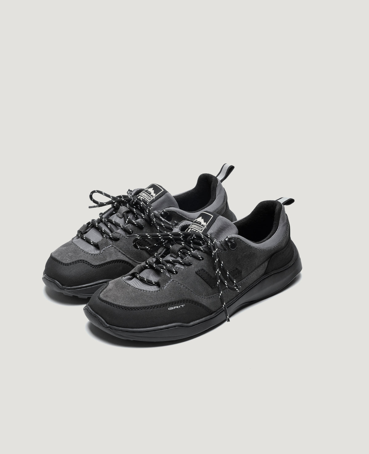 ZERO GRIT Fossil barefoot sneakers – pair, front three-quarter view