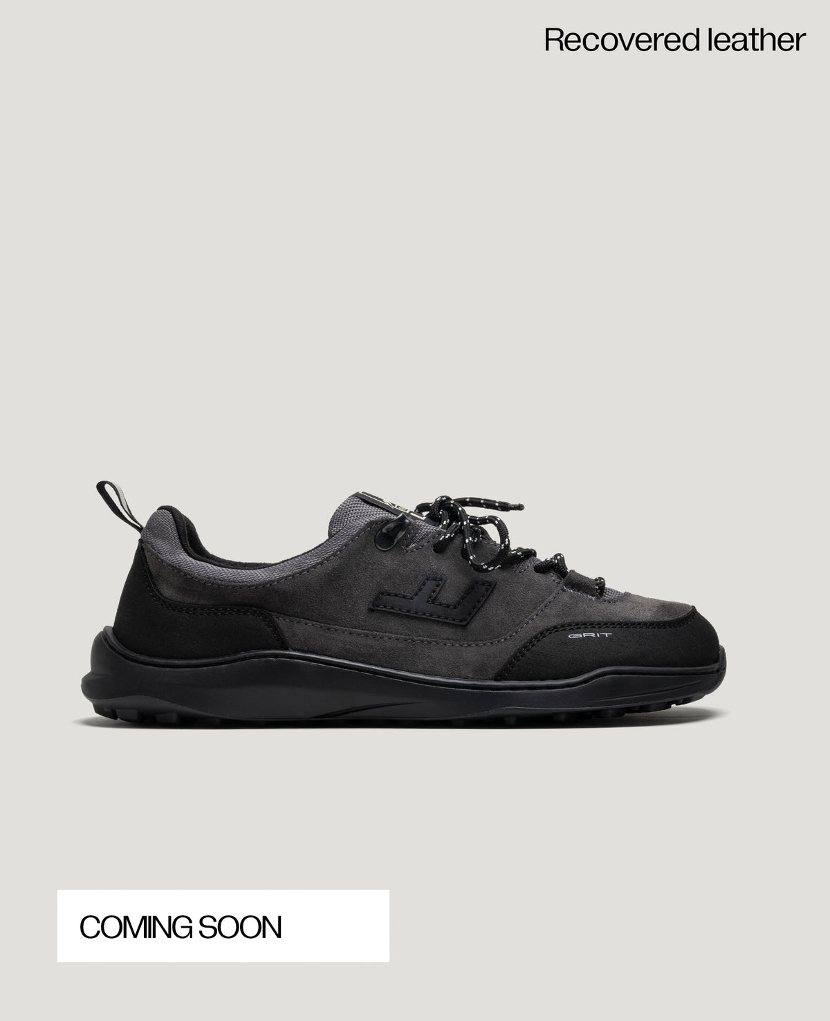 ZERO GRIT Fossil barefoot sneaker – side view