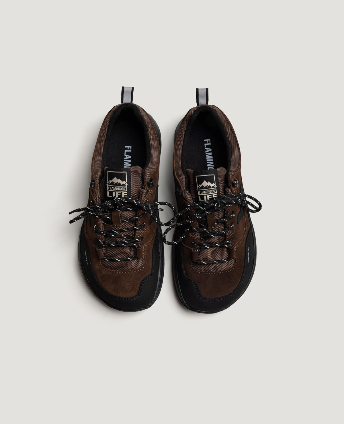 ZERO GRIT Rich Brown barefoot sneakers – pair, top view