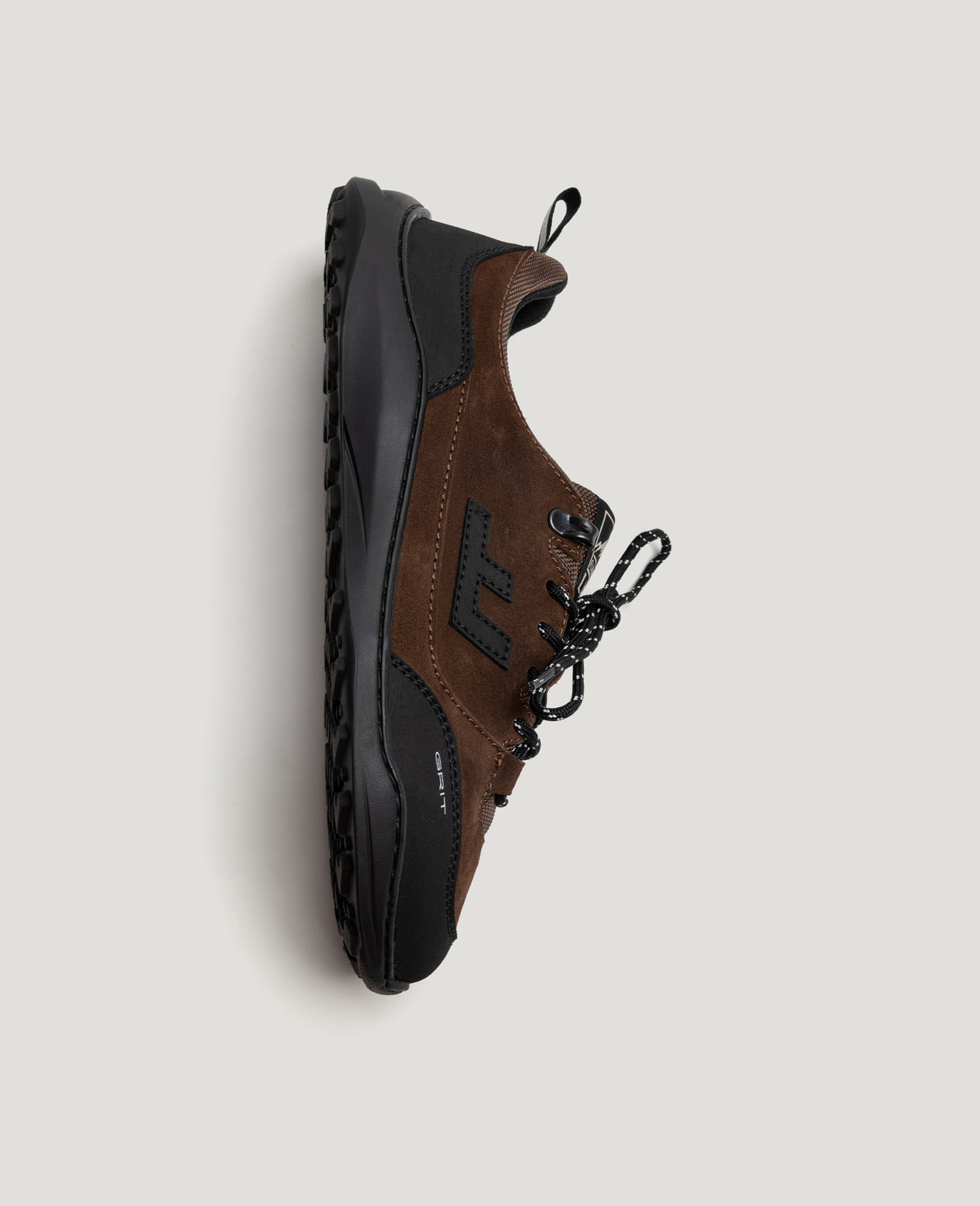 ZERO GRIT Rich Brown barefoot sneaker – inner side view