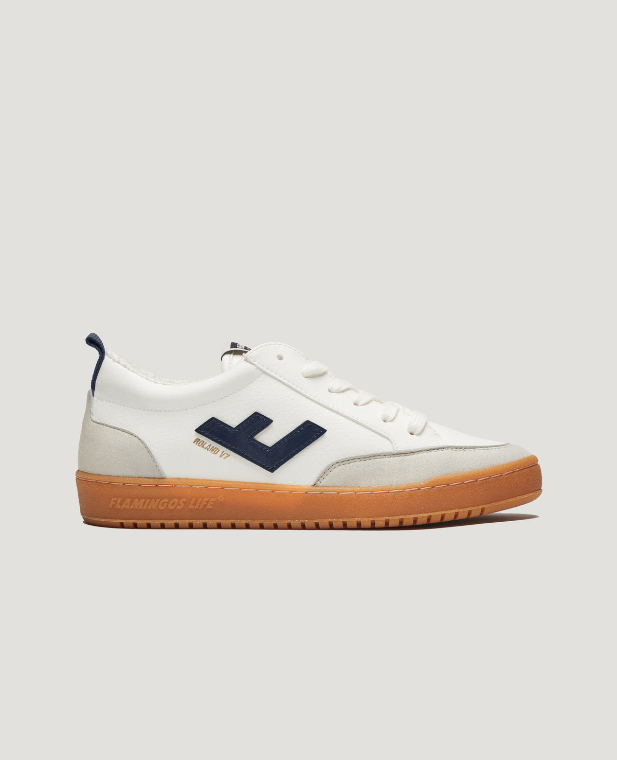 ROLAND V.7 WHITE NAVY CARAMEL